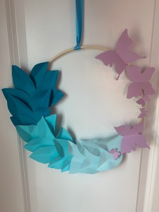How to make diy ombré wreath