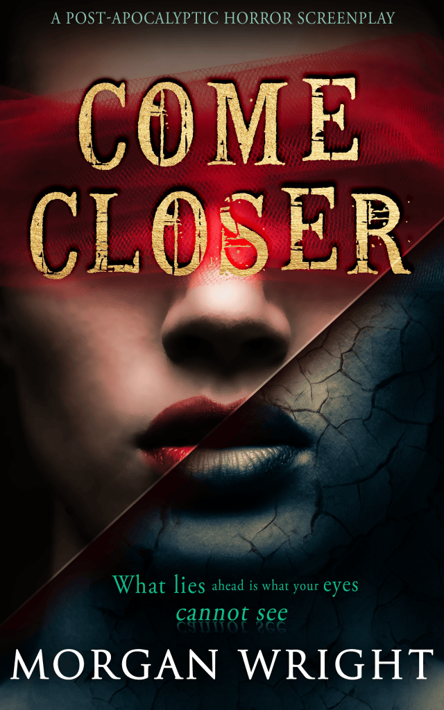 Comer Closer book cover Morgan Wright spooky author spotlight; Horror writer