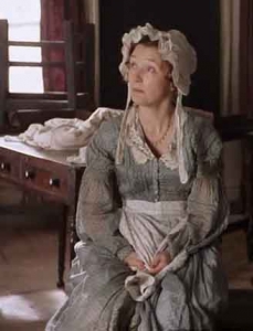 Mrs. Micawber from David Copperfield by Charles Dickens; flat character