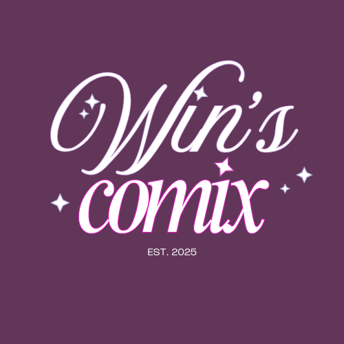 Win's Mythic Comix logo