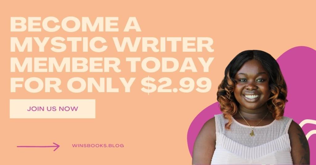 member website ad BECOME A MYSTIC WRITER MEMBER TODAY FOR ONLY $2.99