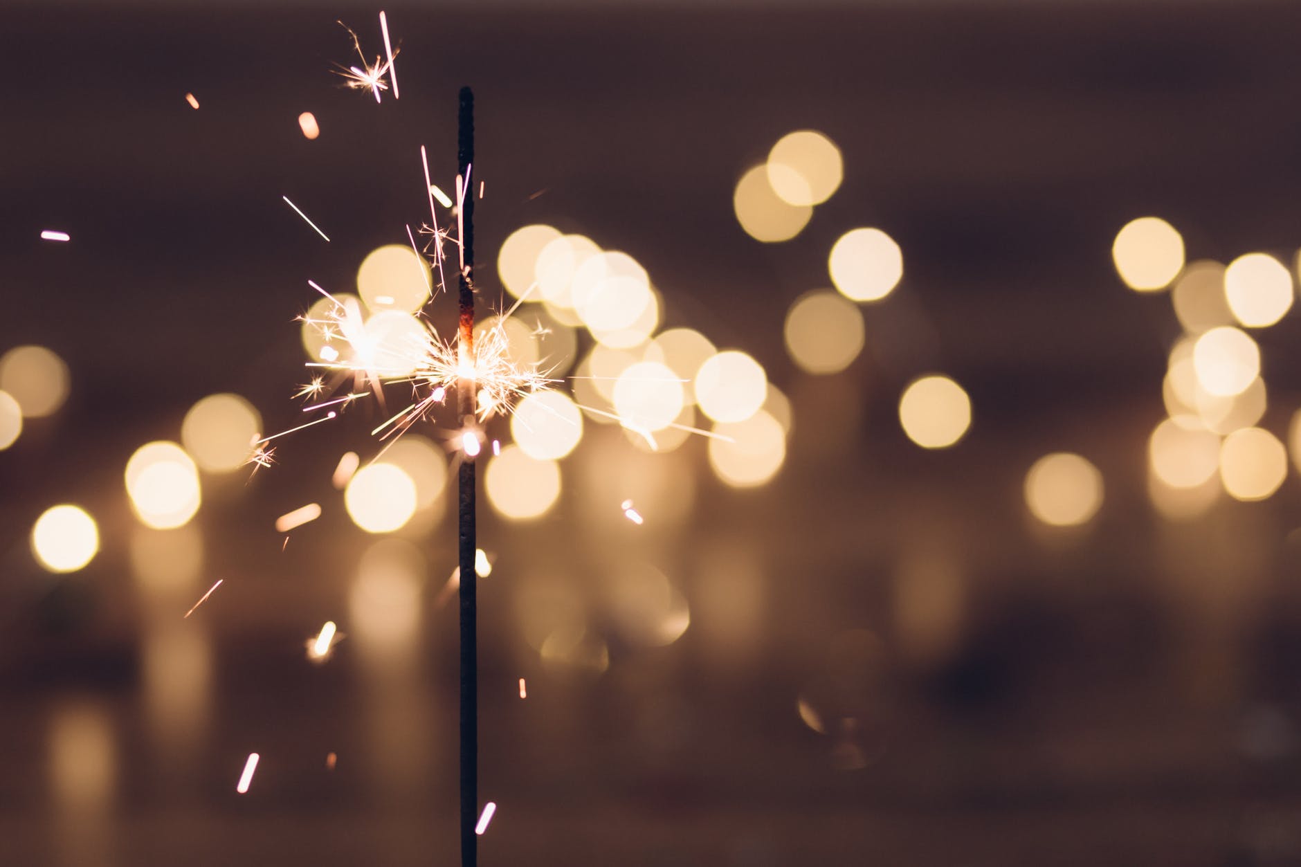 time lapse photography of sparkle firecracker