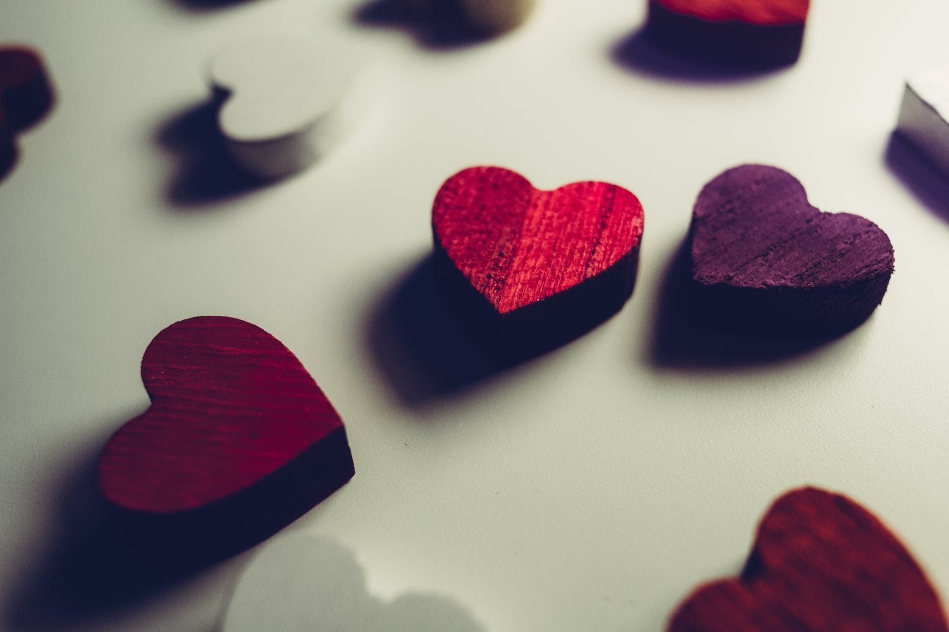 red heart decor
