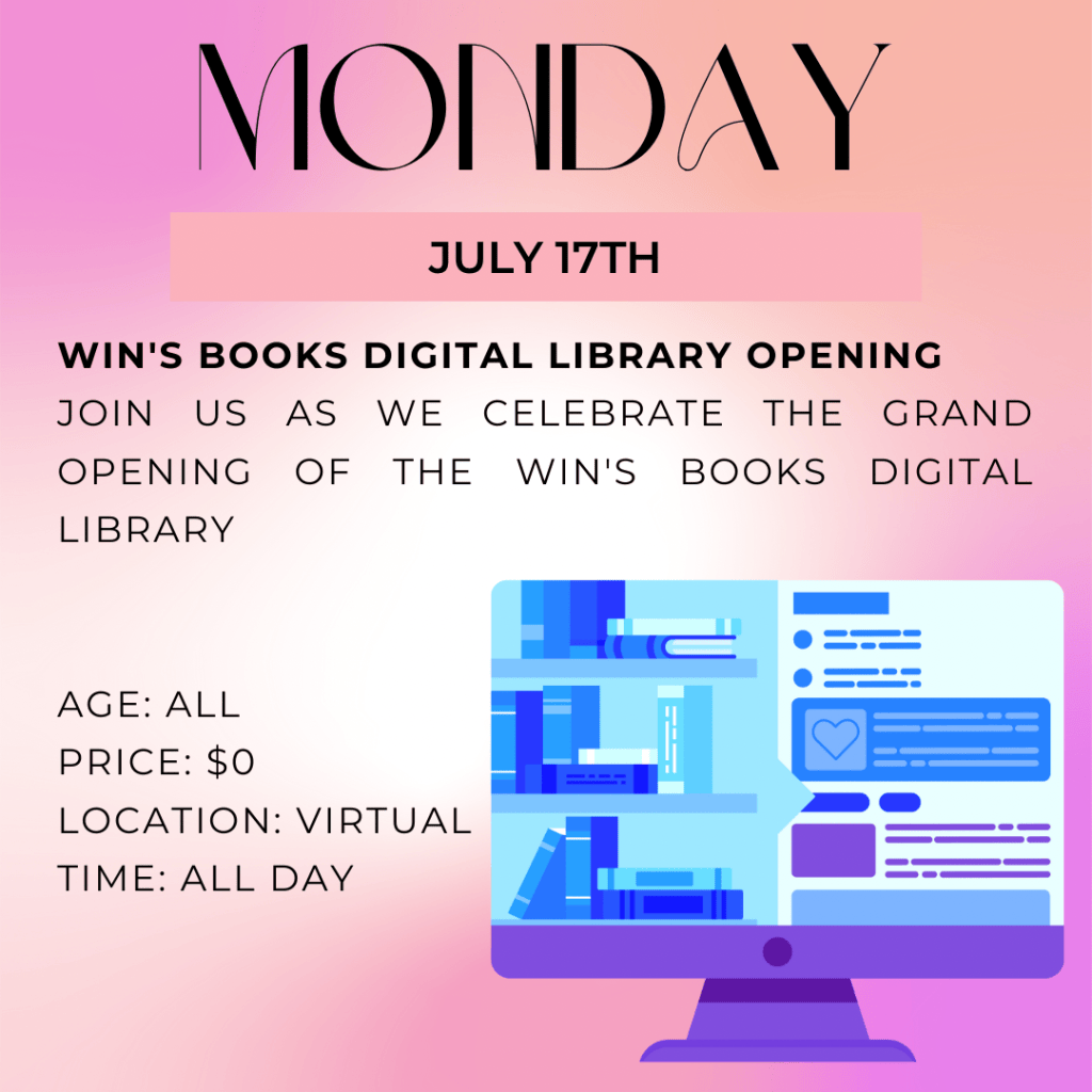 Win's Books Digital Library Opening