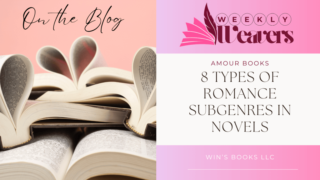 8 types of romance subgenres in novels