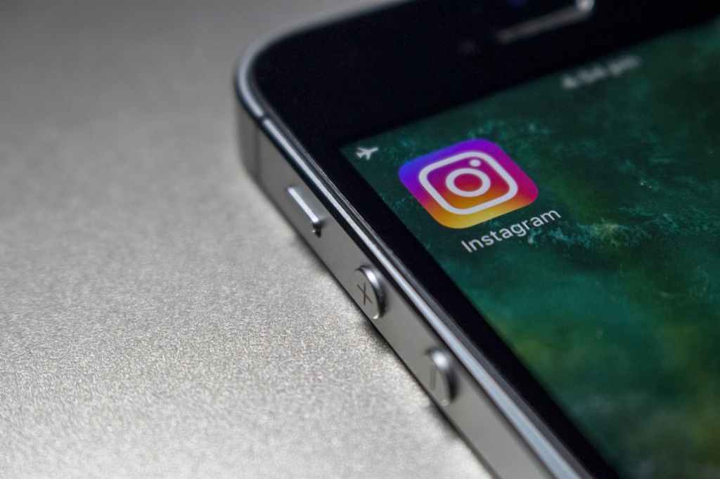 close up of smart phone on instagram; instagram q and a live